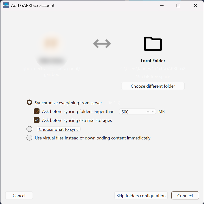 Scelta della strategia di sincronizzazione
