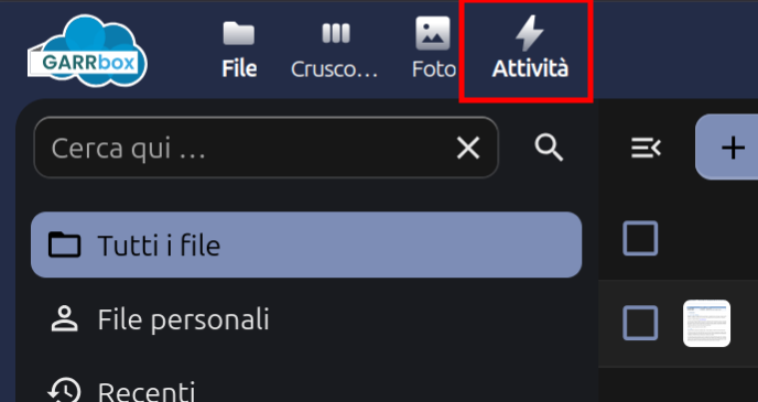 Activity application