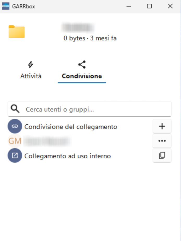Desktop sharing options window
